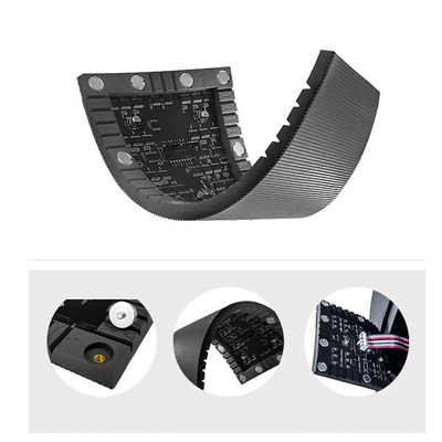 Moudle Tampilan LED Fleksibel P2.5mm yang Dapat Disesuaikan Sudut pandang lebar
