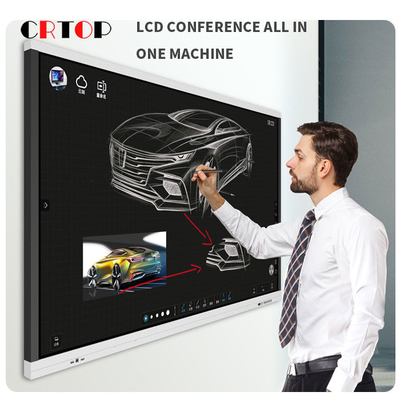Layar LCD Ruang Konferensi 75 &quot;Semua Dalam Satu Remote Control Cerdas