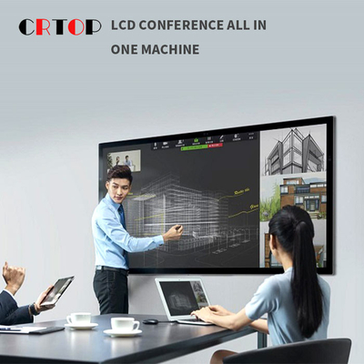 Layar LCD Ruang Konferensi 75 &quot;Semua Dalam Satu Remote Control Cerdas