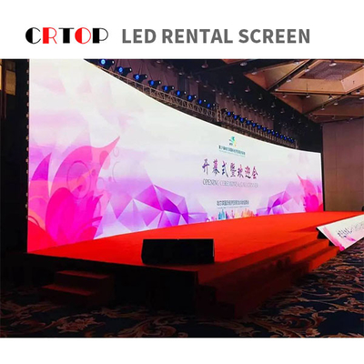 P3.91mm 4500cd Sewa Luar Ruangan Layar LED Tampilan Dinding Vedio