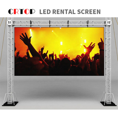 P3.91mm 4500cd Sewa Luar Ruangan Layar LED Tampilan Dinding Vedio
