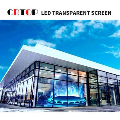 Refresh Rate 3840HZ Layar LED Panel Transparan Untuk pusat perbelanjaan