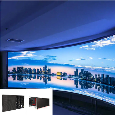 Layar Panel LED Indoor P3mm 576X576mm Ukuran Kabinet Die Cast Box