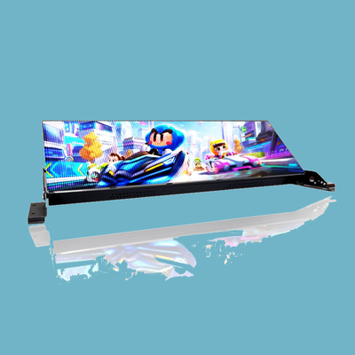 Layar Iklan Jendela Mobil Kecerahan Otomatis Perlindungan IP30
