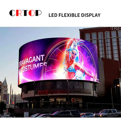 P1.5625mm Fleksibel Tampilan Layar LED Abnormity Dinding Video Yang Kuat