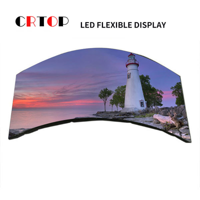 P1.5625mm Fleksibel Tampilan Layar LED Abnormity Dinding Video Yang Kuat