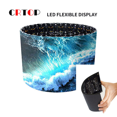 Indoor P1.86mm Fleksibel LED Tampilan Layar Modul Hisap Magnetik