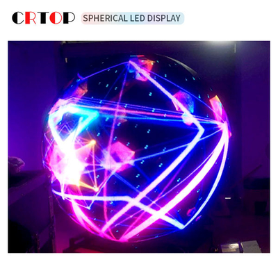 Resolusi Tinggi 1m Diameter LED Sphere Display Daya tarik magnet