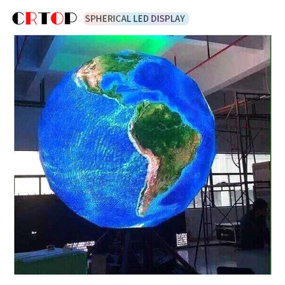 Resolusi Tinggi 1m Diameter LED Sphere Display Daya tarik magnet