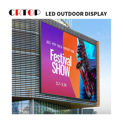 Tampilan LED Iklan Luar Ruangan Waterpoorf P3mm 16Bit Grayscale