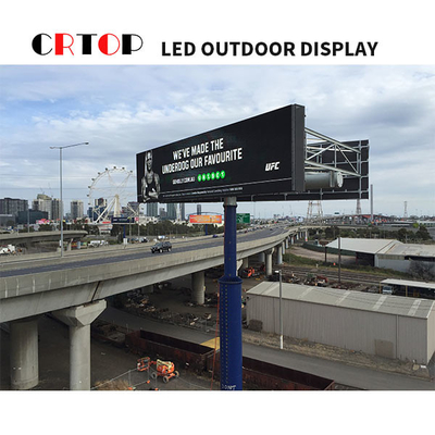Tampilan LED Iklan Luar Ruangan Waterpoorf P3mm 16Bit Grayscale