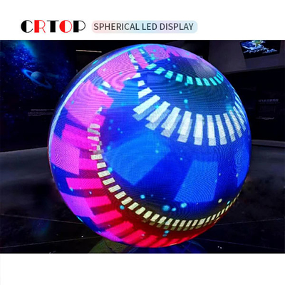 P5mm 1500cd Kreatif LED Tampilan Layar Diameter 2.5m Bulat