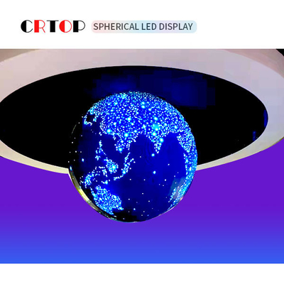 P5mm 2.5m Diameter Layar LED Bulat Tampilan LED Tidak Beraturan Penuh Warna