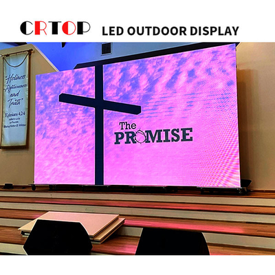 Layar Iklan LED Komersial Luar Ruangan Perlindungan Kebocoran Tinggi