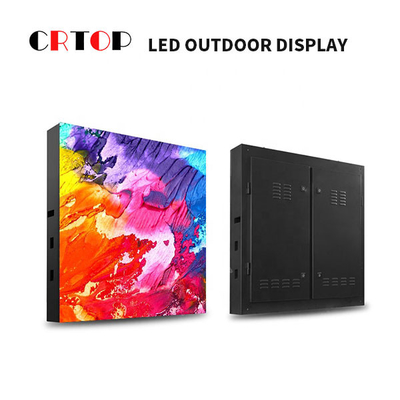 Depan IP65 Belakang IP43 Outdoor LED Video Display Wall Hemat Energi