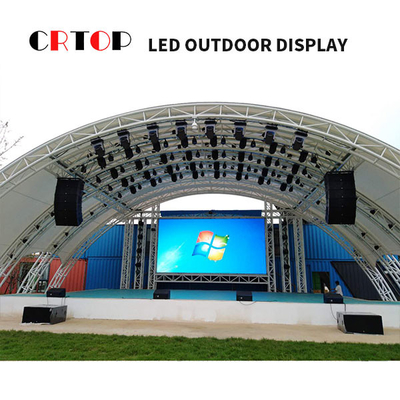 320mm * 160mm Modul Layar Iklan LED Luar Ruangan Penyegaran Normal