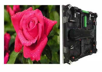 IP65 Waterproof Indoor Rental LED Screen P4.8 576 × 576mm Kabinet Aluminium Die Cast
