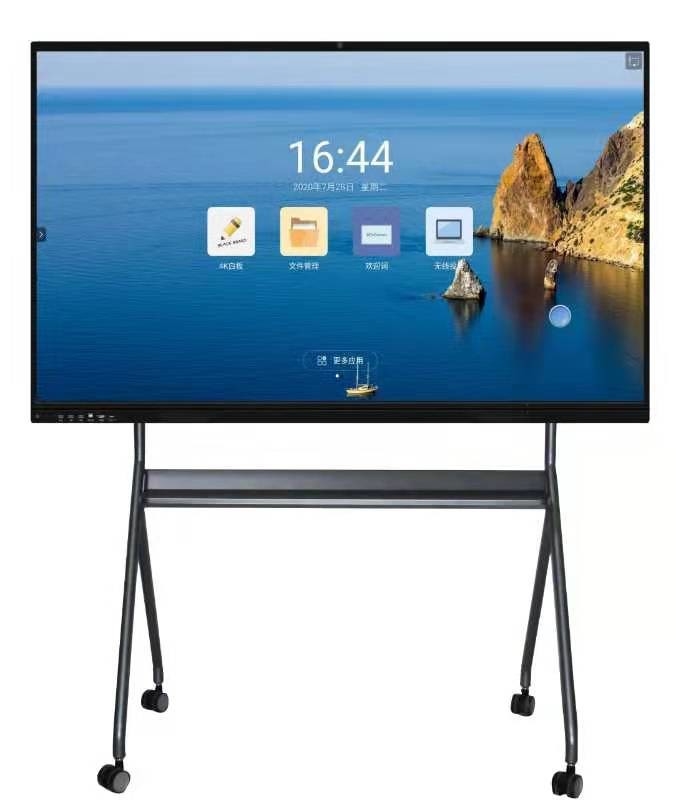 75 &quot;4K HD Sentuh Layar LCD Cerdas Semua Dalam Satu Panel Untuk Ruang Rapat
