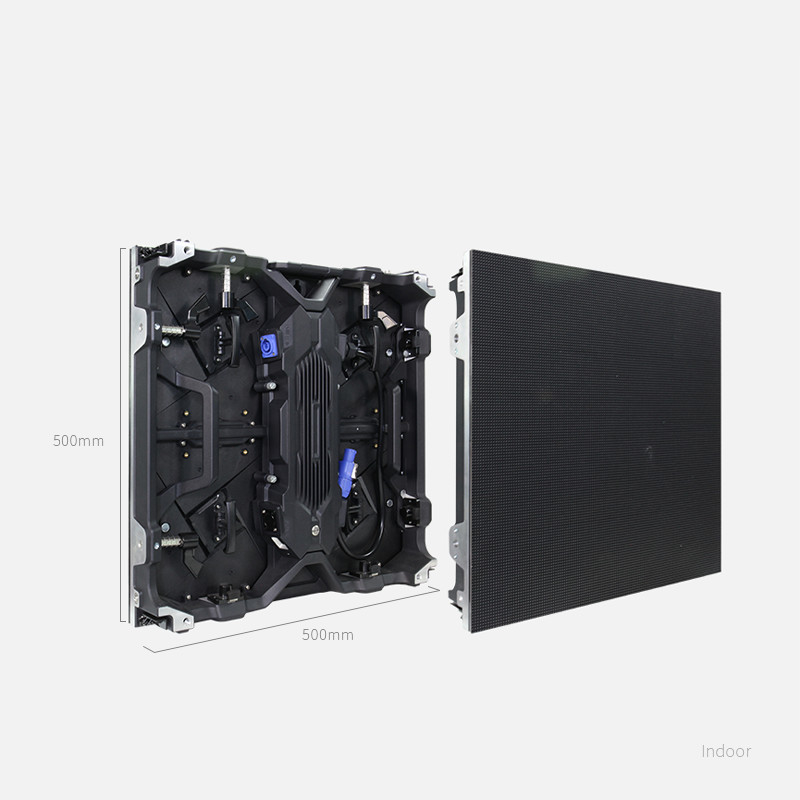 Layar LED Sewa Luar Ruangan CE FCC ETL Dengan Kotak Die Cast 500 * 500mm